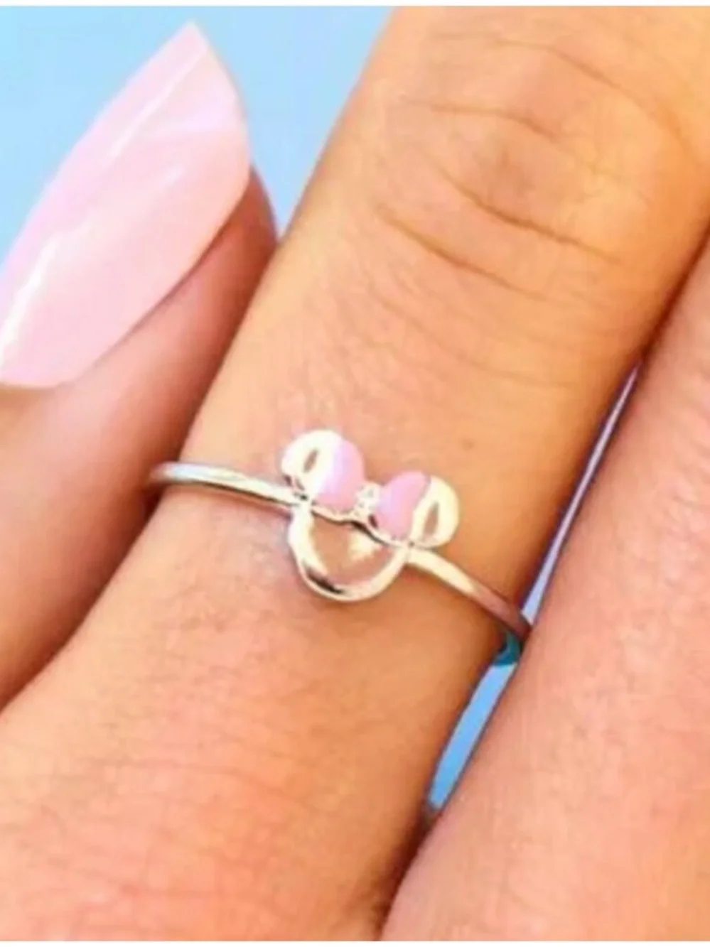 Pura Vida Disney Delicate Minnie Mouse Ring, Size 7